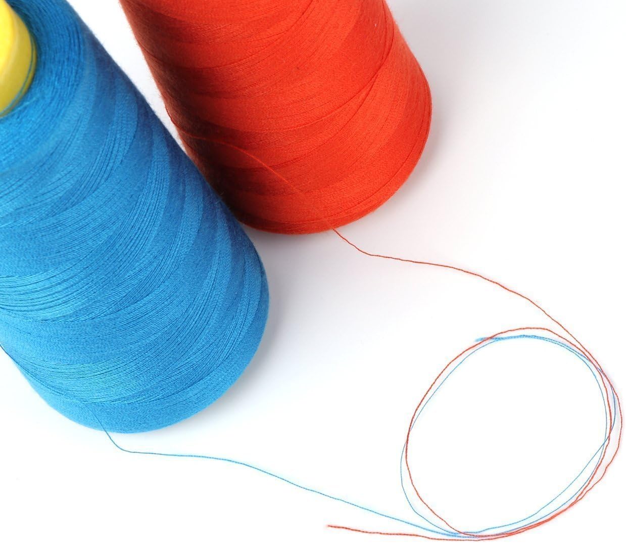 AK Trading 4-Pack Black All Purpose Sewing Thread Cones (6000 Yards Each) of High Tensile Polyester Thread Spools for Sewing, Quilting, Serger Machines, Overlock, Merrow & Hand Embroidery. - Image 2