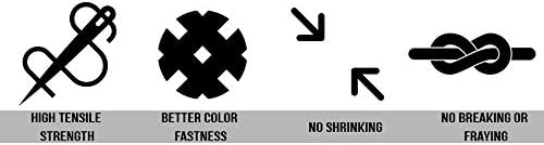 AK Trading 4-Pack Black All Purpose Sewing Thread Cones (6000 Yards Each) of High Tensile Polyester Thread Spools for Sewing, Quilting, Serger Machines, Overlock, Merrow & Hand Embroidery. - Image 7