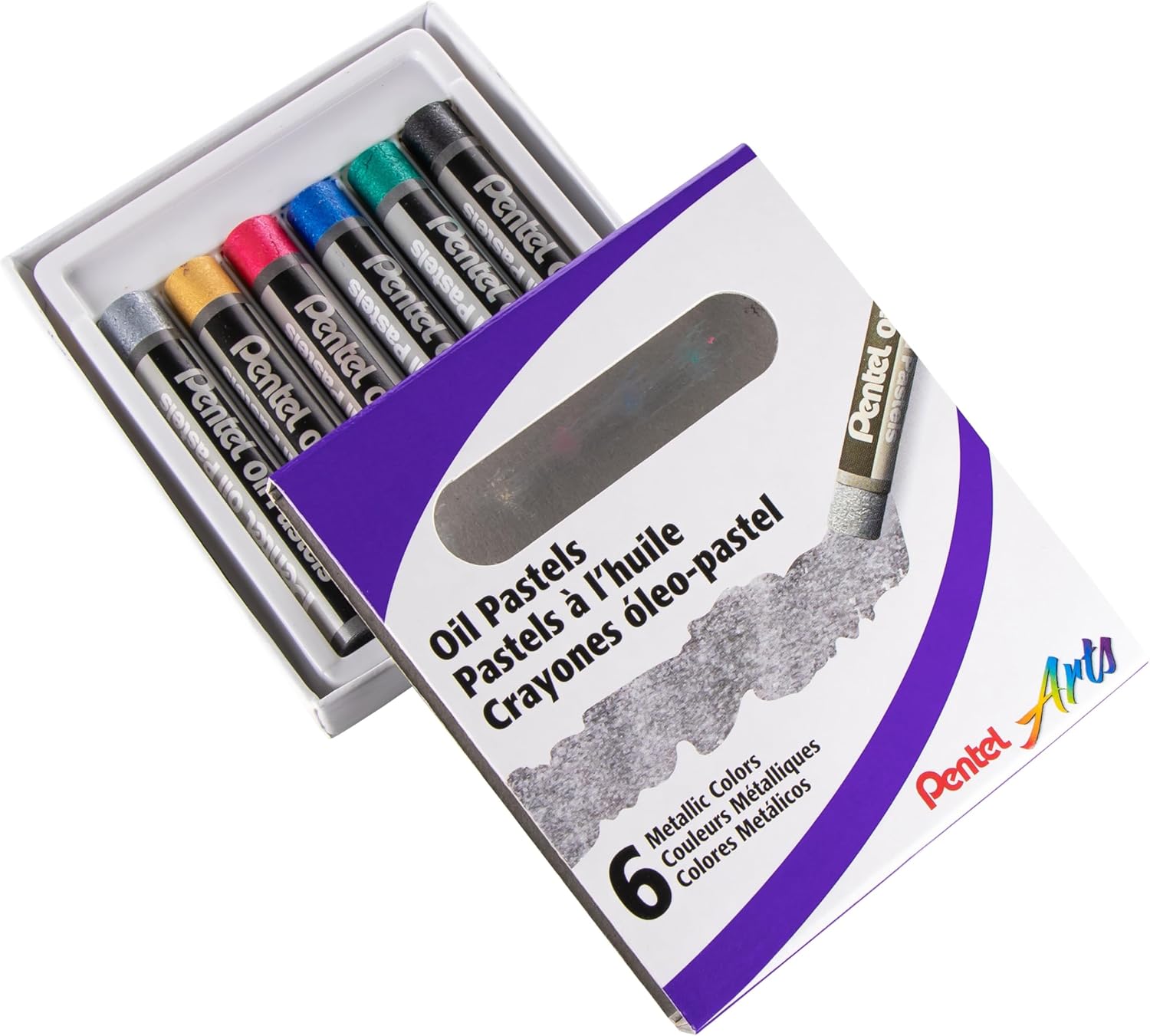 Pentel Arts Metallic Oil Pastels - Image 3